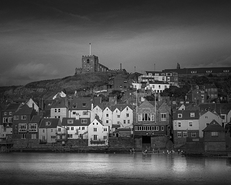 St Marys Church and Whitby Housess - Water