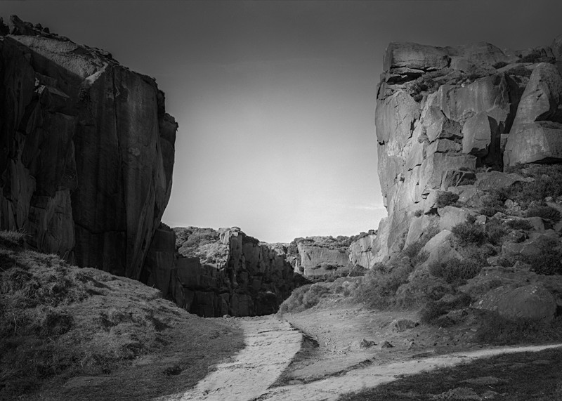 Entrance to the Cow and Calf Quarry - Landscapes