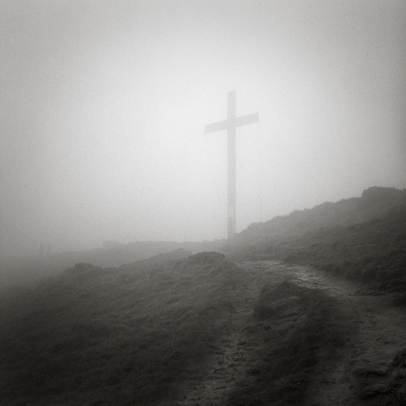 Chevin Easter Cross 2 (square format) - Landscapes