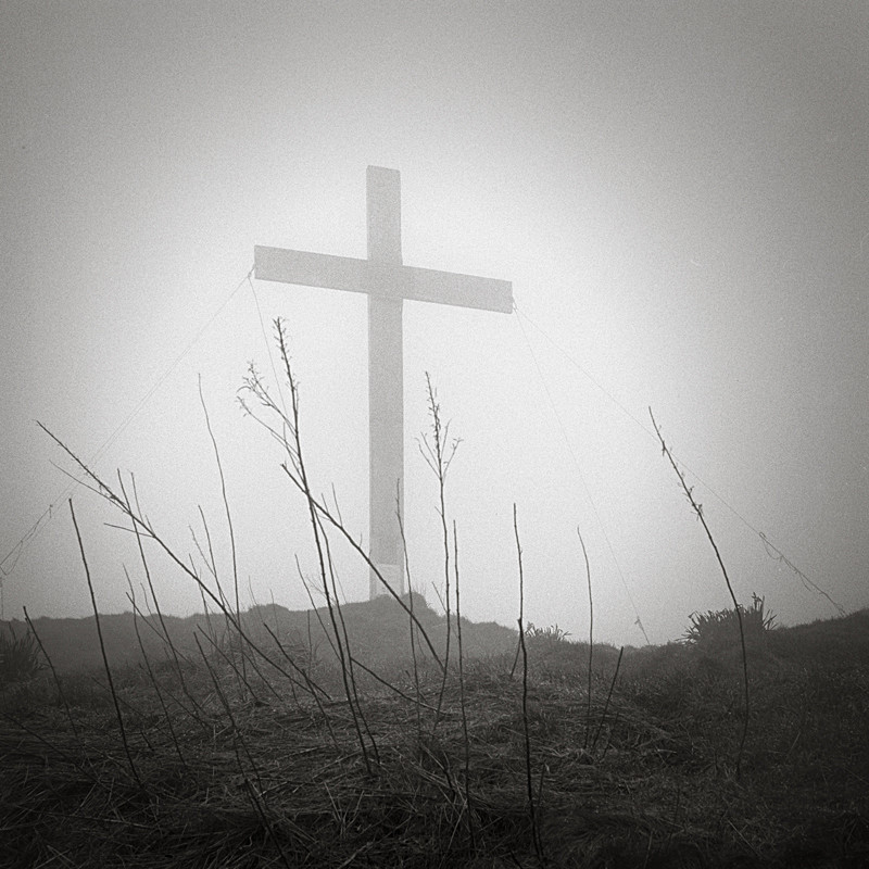Chevin Easter Cross 1 (square format) - Landscapes