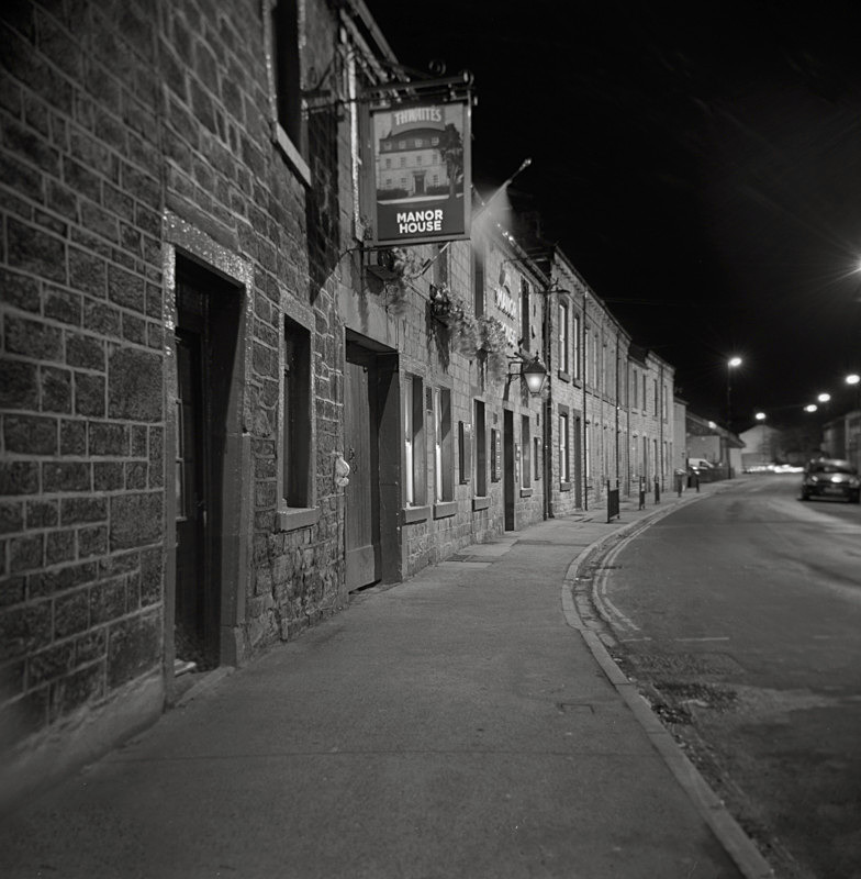 Black and White Photograph of the Manor House Otley West Yorkshire