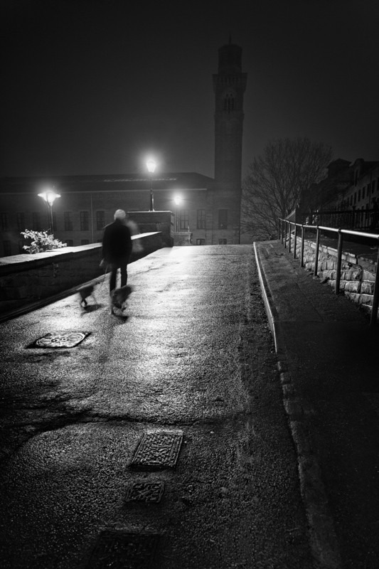 Salts Mill Bridge - Night Exposures