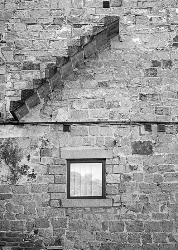Black and White Abstract Ackroyd's Mill Otley - Abstract & Still Life