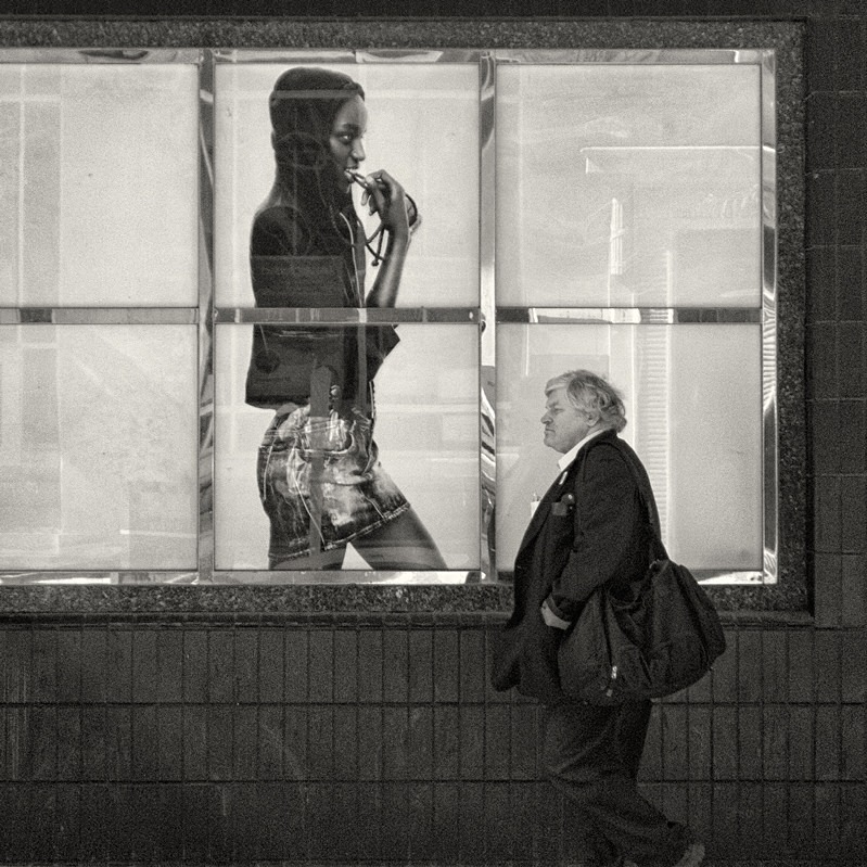 Street Scene in Black & White Leeds - Abstract & Still Life