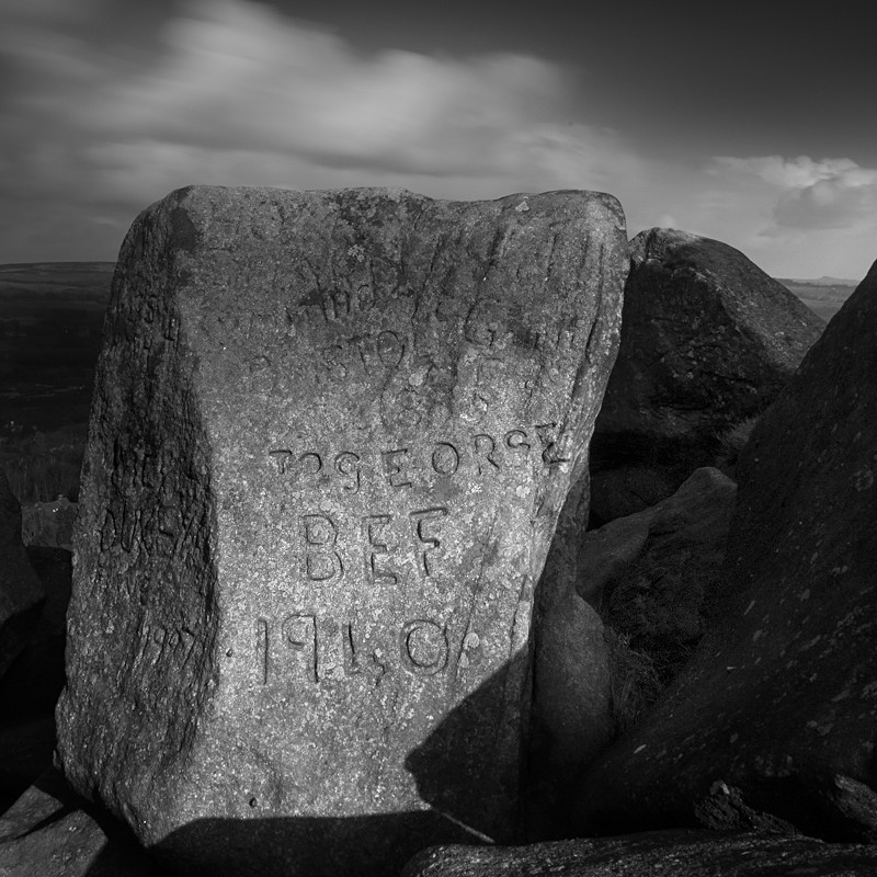 Old Rocks of Ilkley Moor #2 (square format) - Landscapes