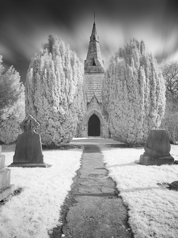 Otley Cemetery in Infrared #1 - Infrared