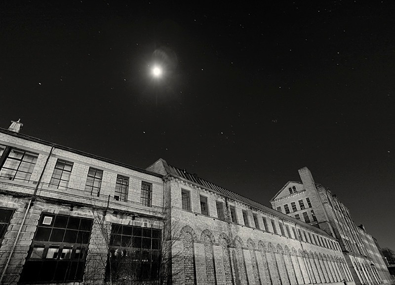 Moon Light over Salts Mill