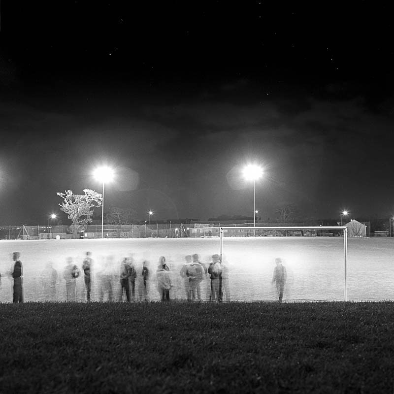 Game off, Horsforth School (square format) - Night Exposures