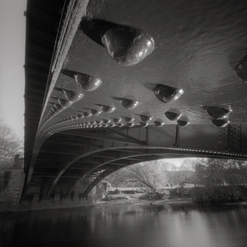 Ilkley Iron Bridge Study #3, Pinhole, (square format) - Bridges & Tunnels