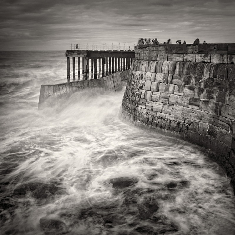 Whitby Storm (square format) - Water