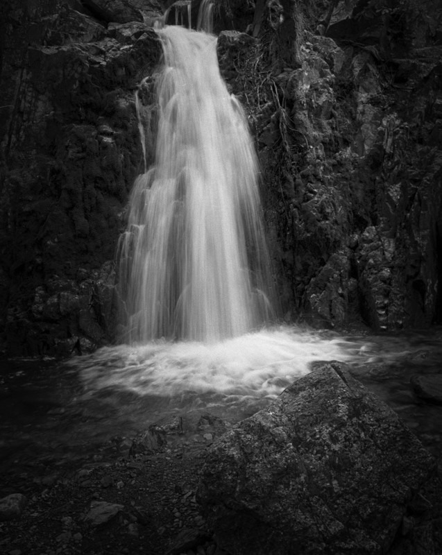 Waterfall and Rock - Water