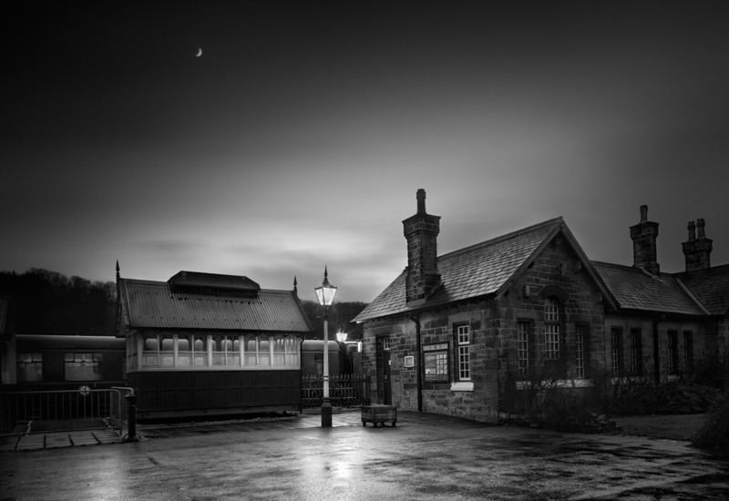 Embsay Station - Night Exposures