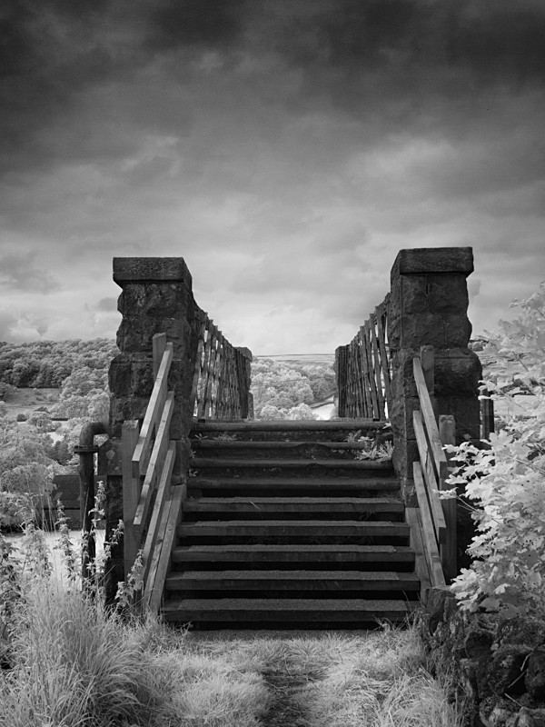 Steps and Bridge, Infrared - Infrared
