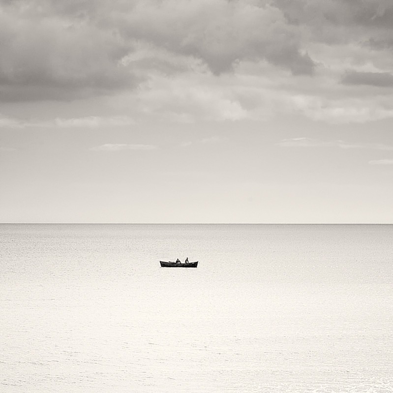 Rowing Boat (square format) - Water