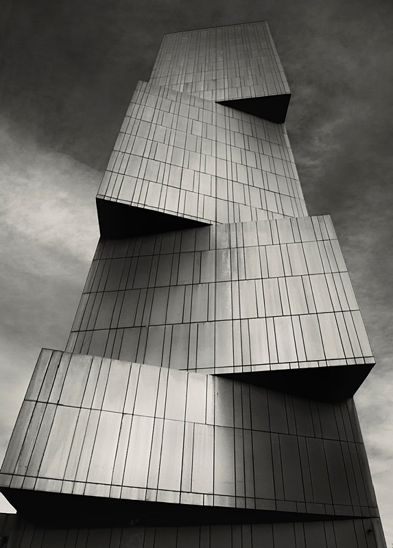 BBC Building Leeds in  Black and White - Abstract & Still Life