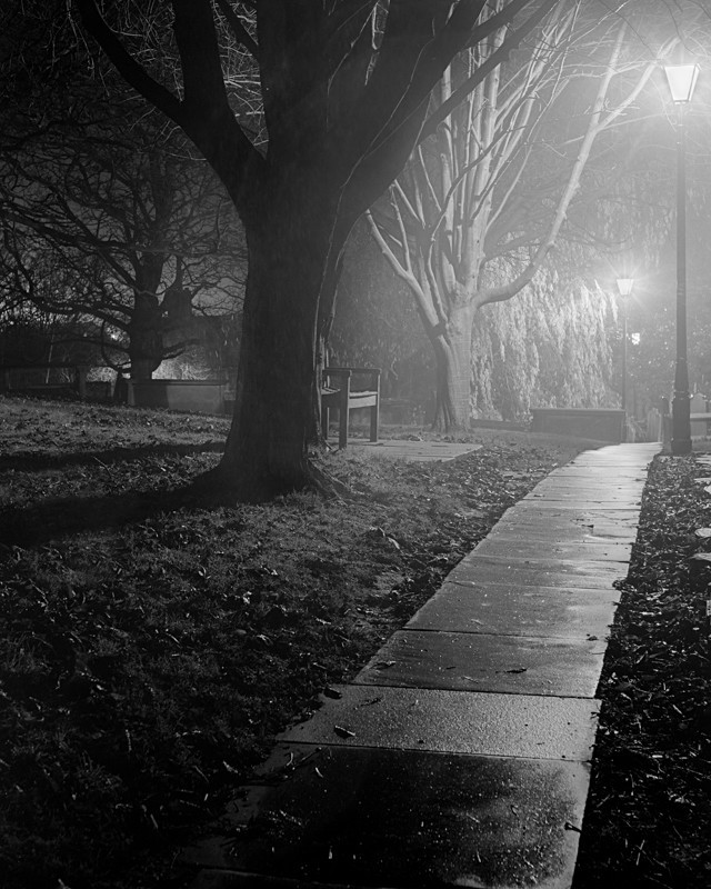 Path to All Saints Church Otley - Otley and Ilkley at Night