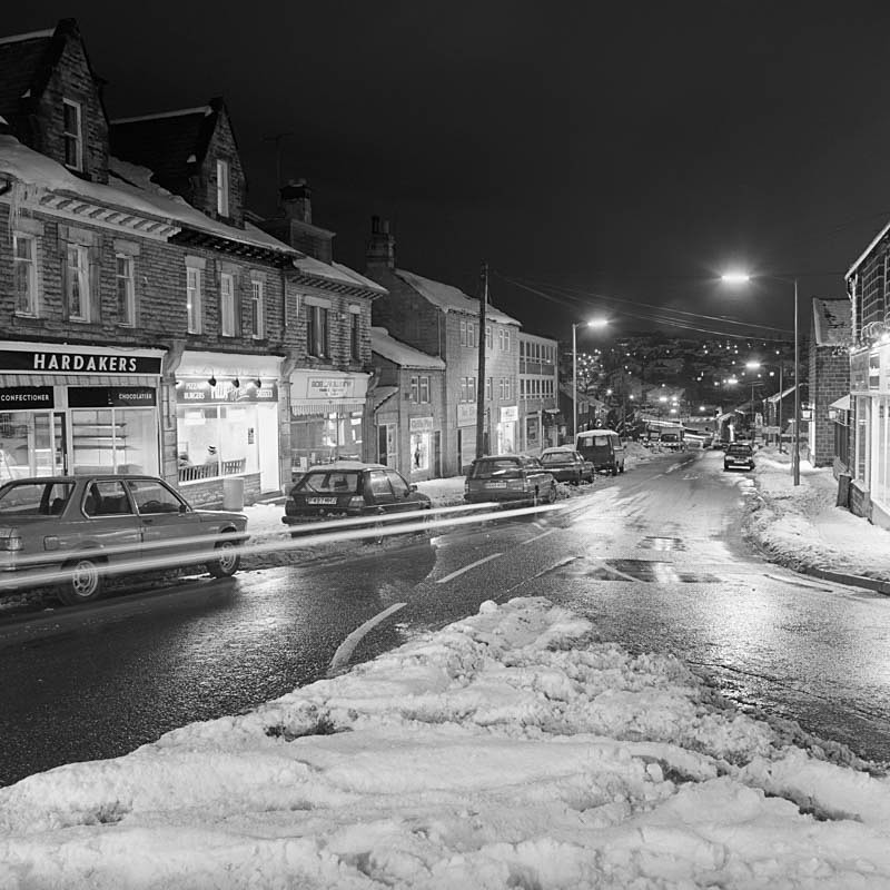 Station Road Horsforth (square format) - Night Exposures