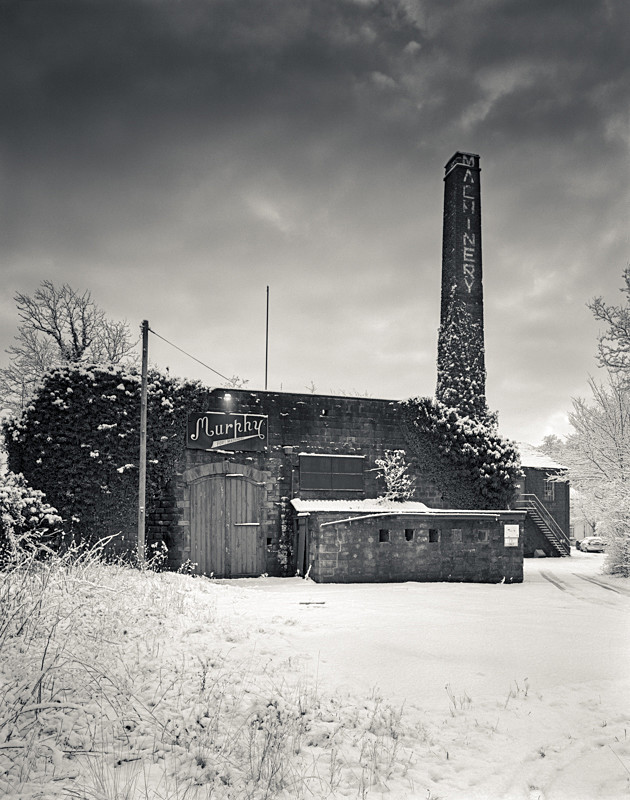Black & White Photograph of Murphy Machinery Mill Otley - Architecture