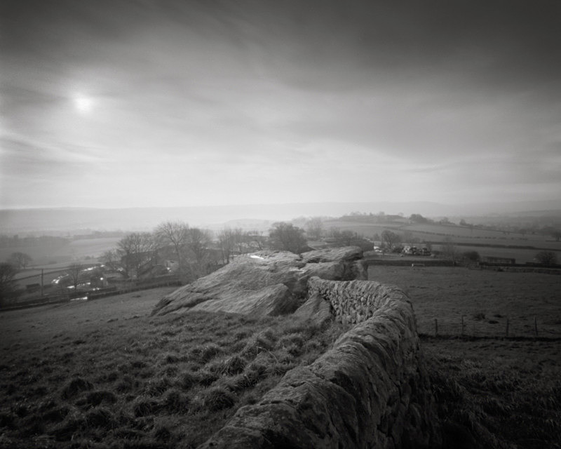 Armscliffe Crag Wall north rigton