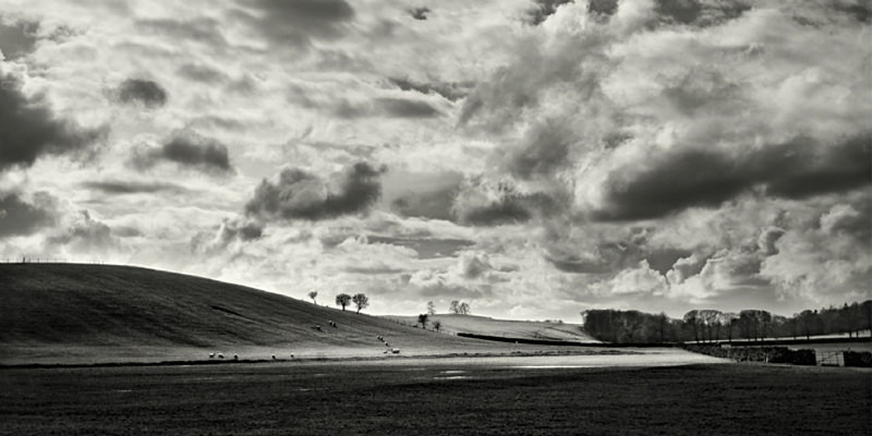Cloudscape in Wharfedale - Panoramic