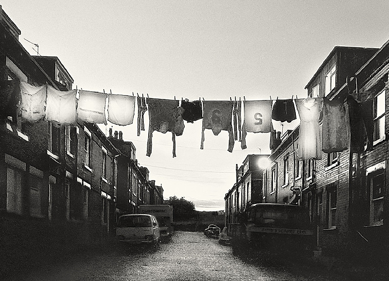 Washing across the road