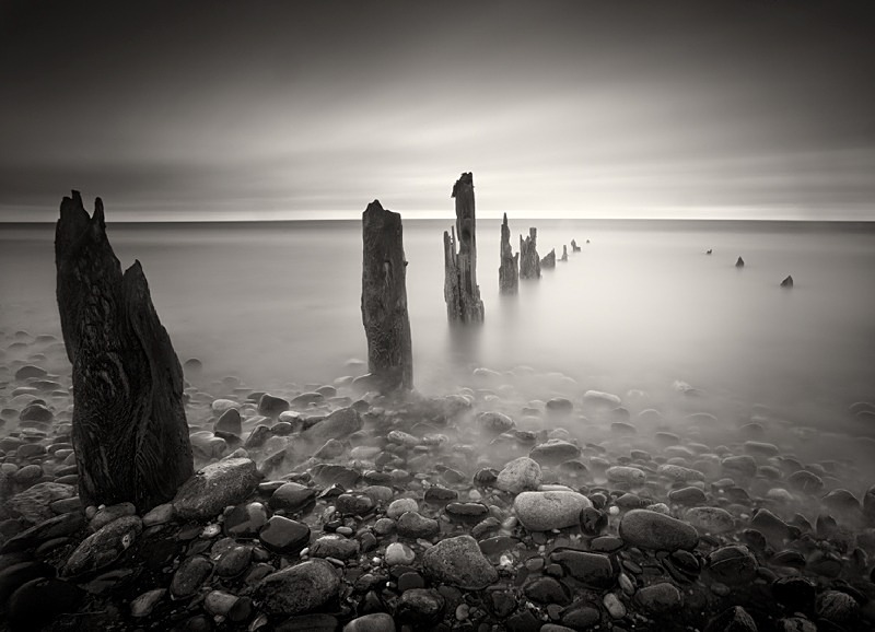 Misty Seascape - Water