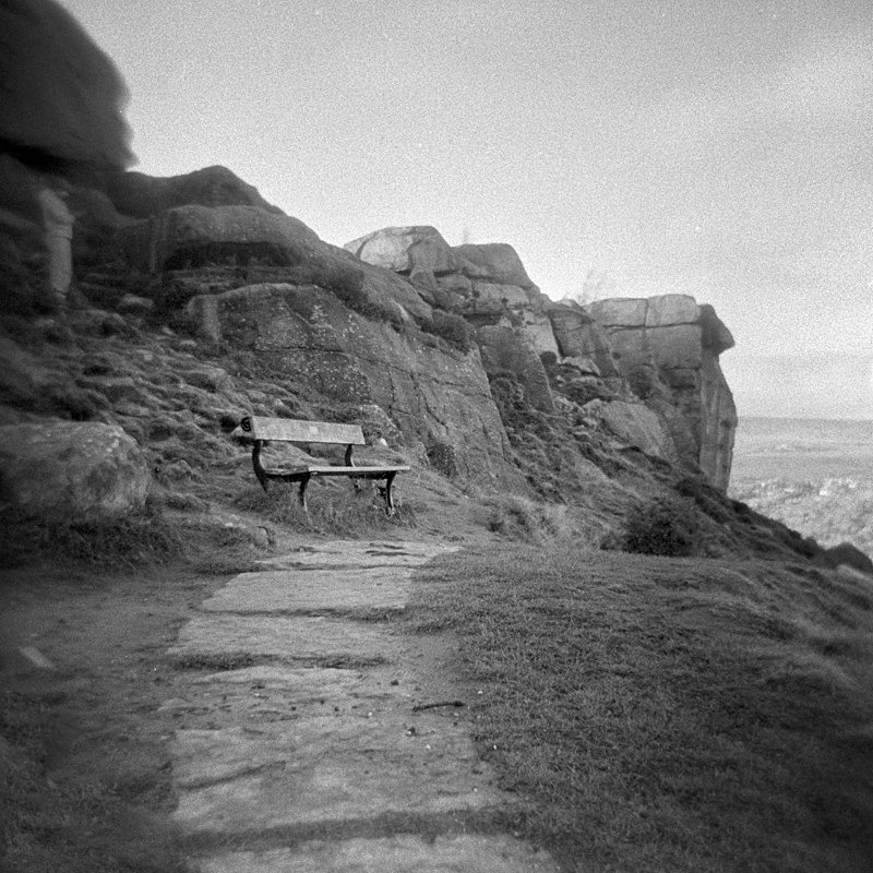 Resting Place, Ilkley Moor - Holga 120N