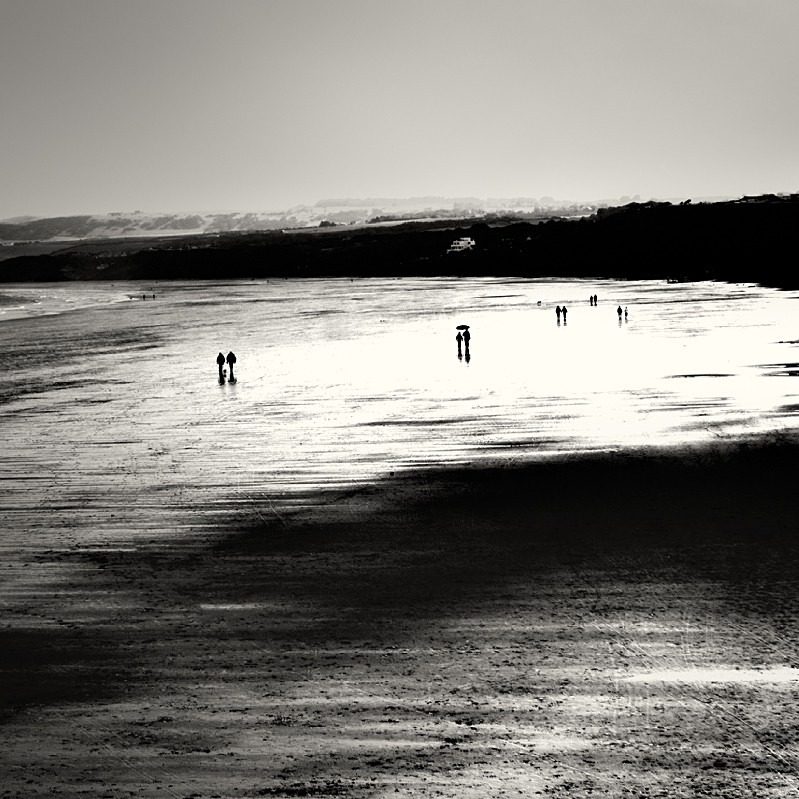 Shadows on the sand