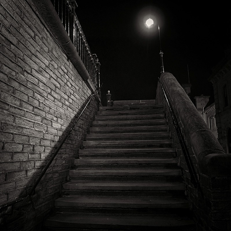 Steps at night