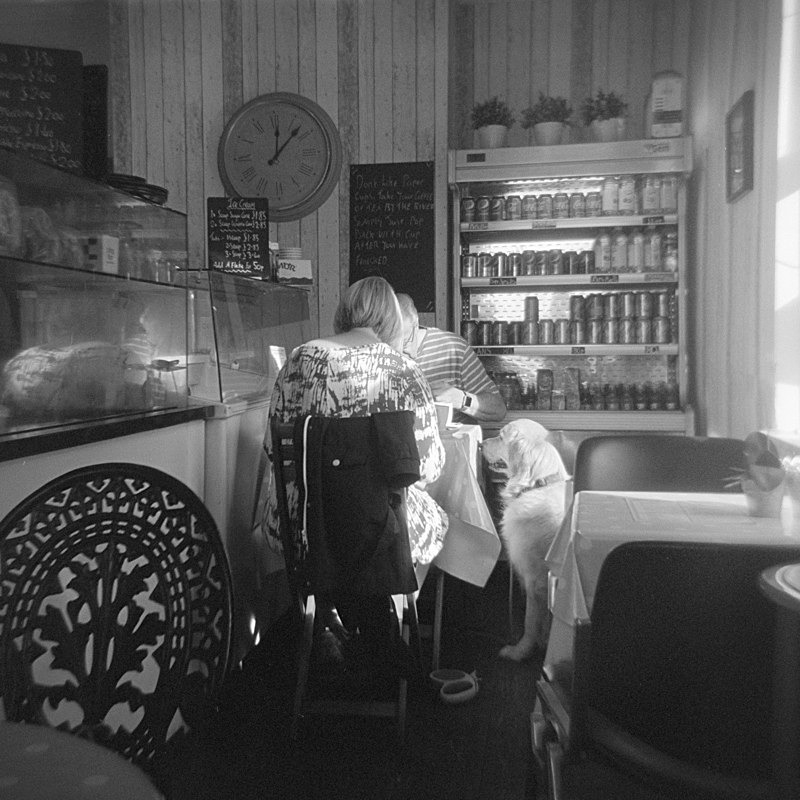 Lunch Time, Otley - Holga 120N