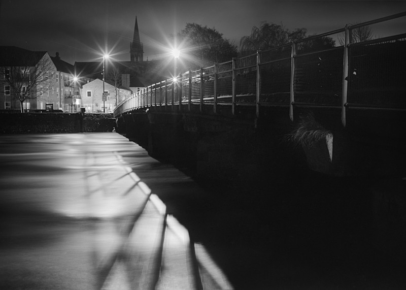 River Wharfe Otley #1 - Otley and Ilkley at Night