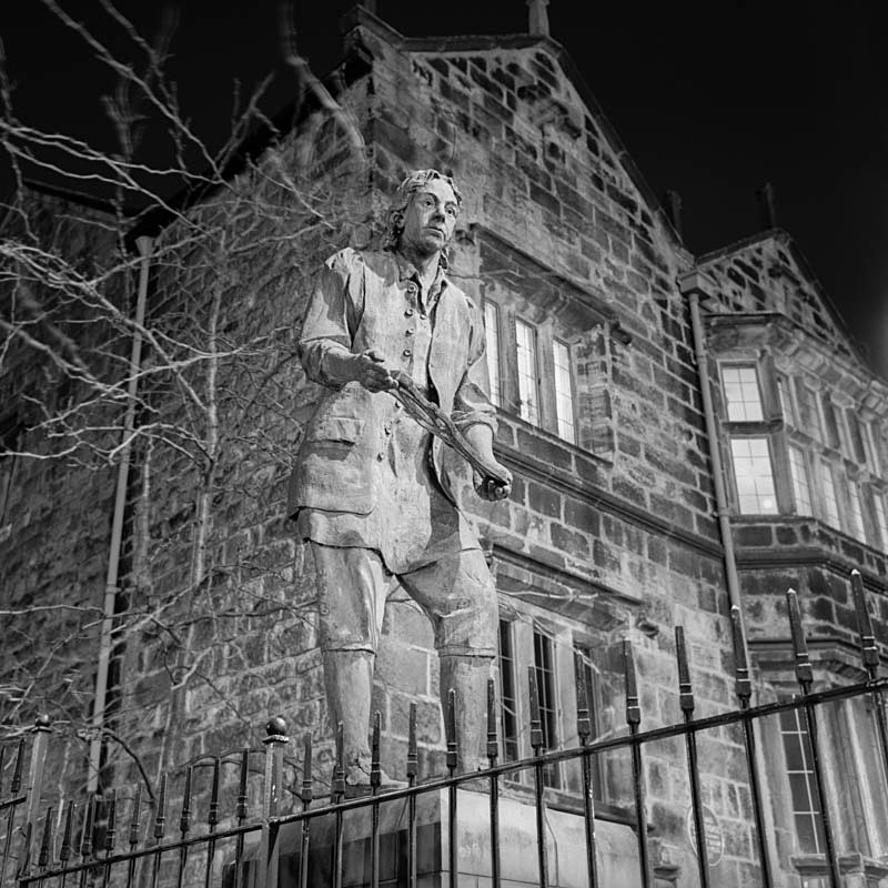Thomas Chippendale, Otley (square format) - Otley and Ilkley at Night