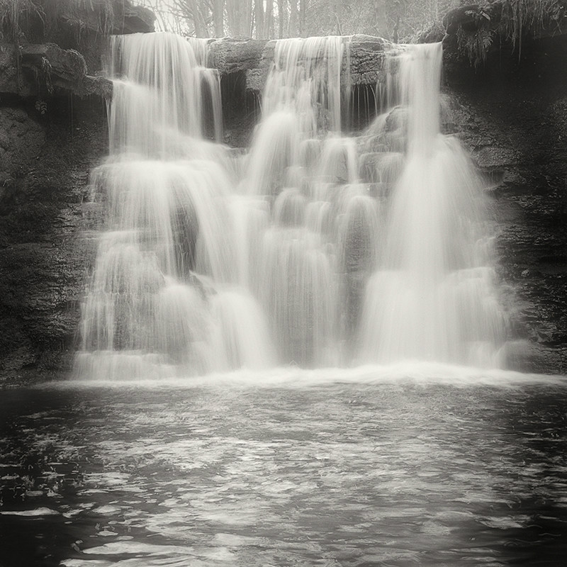 Water detail Goitstock Falls (square format) - Water