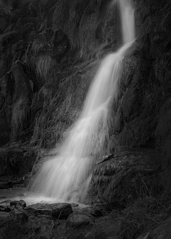 Waterfall on Ilkley Moor - Water