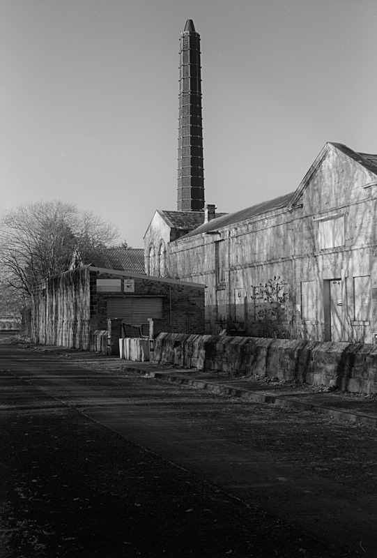 Black and White Photograpth of Ackroyd's Mill Otley - Architecture