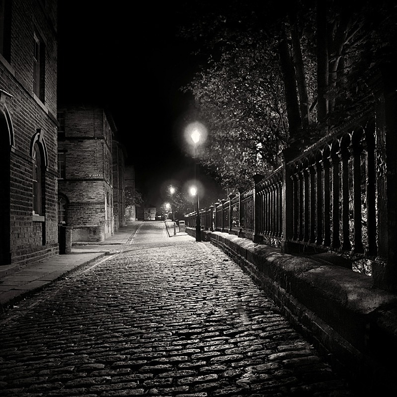 Salts Mill Village Street Photograph