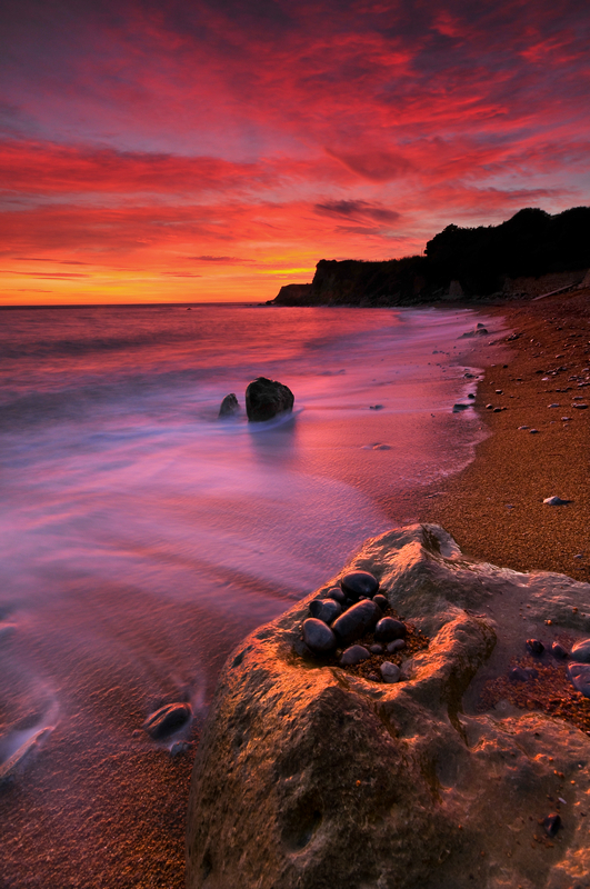 z1469 After Sunset, Orchard Bay - Ventnor to St Catherine's inc Bonchurch, Whitwell & the Undercliff