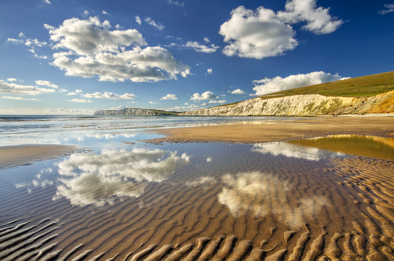 z2139 Crisp Autumn Day, Compton Bay - Blackgang to Compton inc Brighstone, Shorwell & West Wight