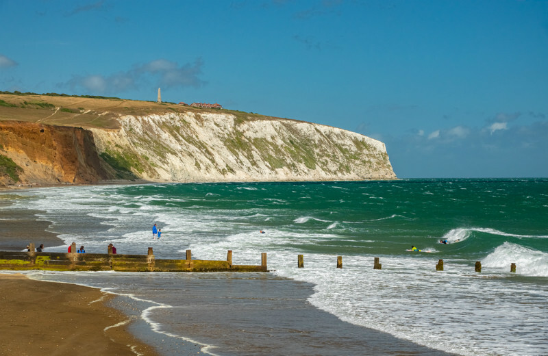 z3670 Sumer Waves Sandown bay - Sandown, Shanklin, Luccombe and Wroxall