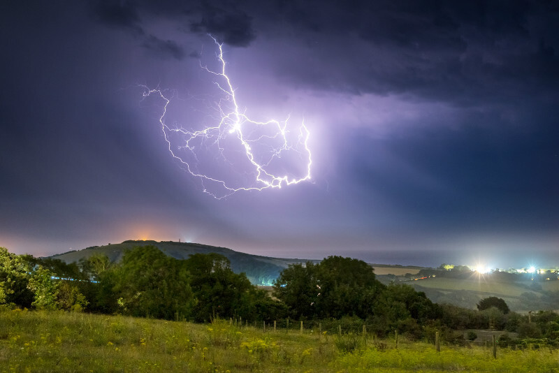 z3477 Channel Storm from Brading Down - The