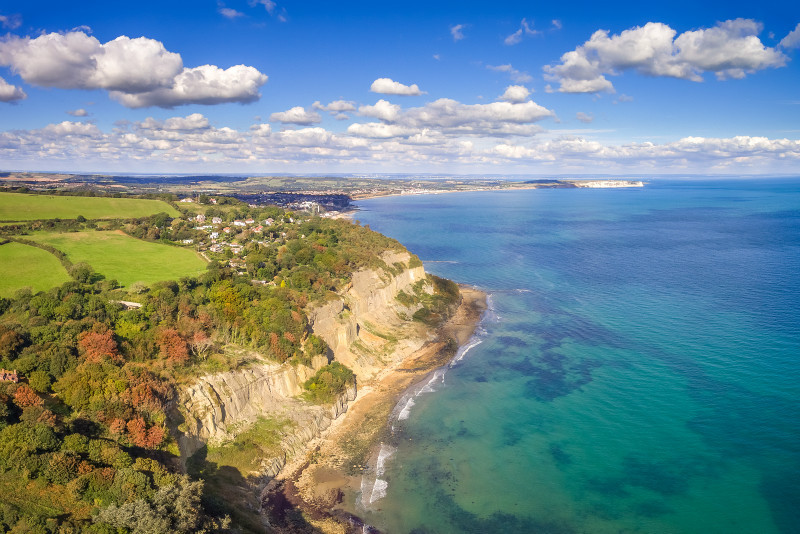 z2959 Autumnal View overlooking Luccombe - Sandown, Shanklin, Luccombe and Wroxall
