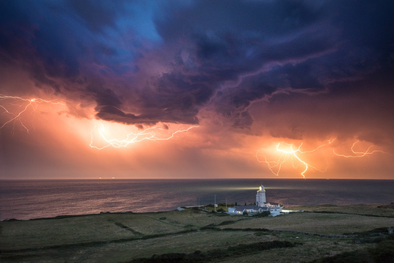 z3195 Multistrikes, St Catherines Lighthouse - Ventnor to St Catherine's inc Bonchurch, Whitwell & the Undercliff