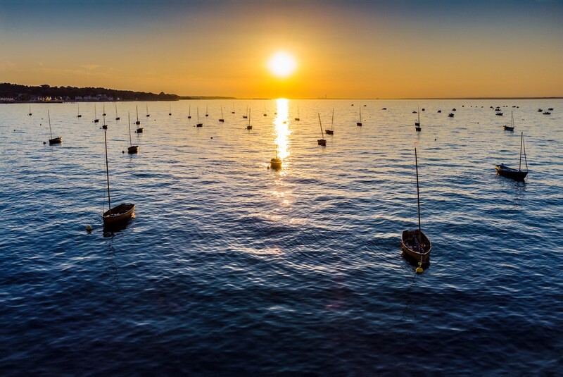 z3916 Silky Sunset, Seaview - Seaview to Bembridge, Whitecliff Bay and Brading