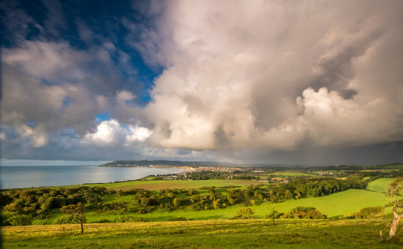 Z3197 Showery Morning, Sandown Bay