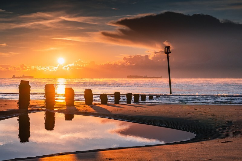 z4131 Arctic Sea Smoke, Sandown Bay - Sandown, Shanklin, Luccombe and Wroxall