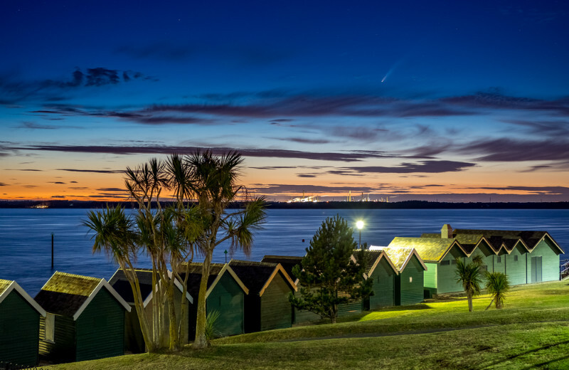 z3659 Comet Neowise at Dusk, Gurnard - Yarmouth to West Cowes inc Newtown