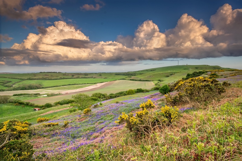 z2722 Developing Storm, St Catherines Down - Ventnor to St Catherine's inc Bonchurch, Whitwell & the Undercliff