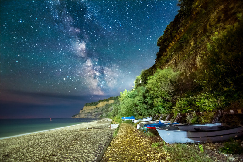 z3465 Under the Stars, Shanklin - Sandown, Shanklin, Luccombe and Wroxall