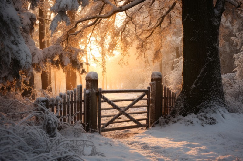 pr089 Midwinter Morning Light - Photorealism Gallery