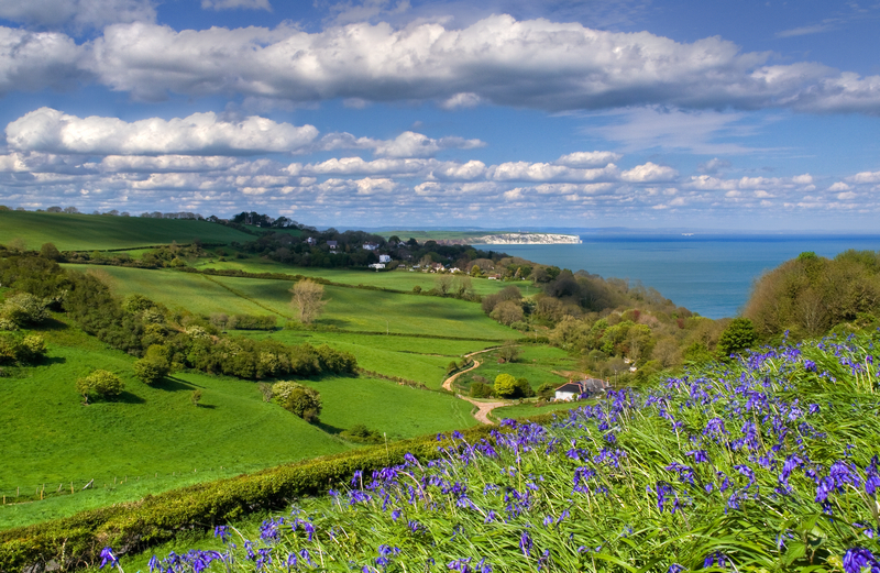z2083 View over Luccombe - Sandown, Shanklin, Luccombe and Wroxall